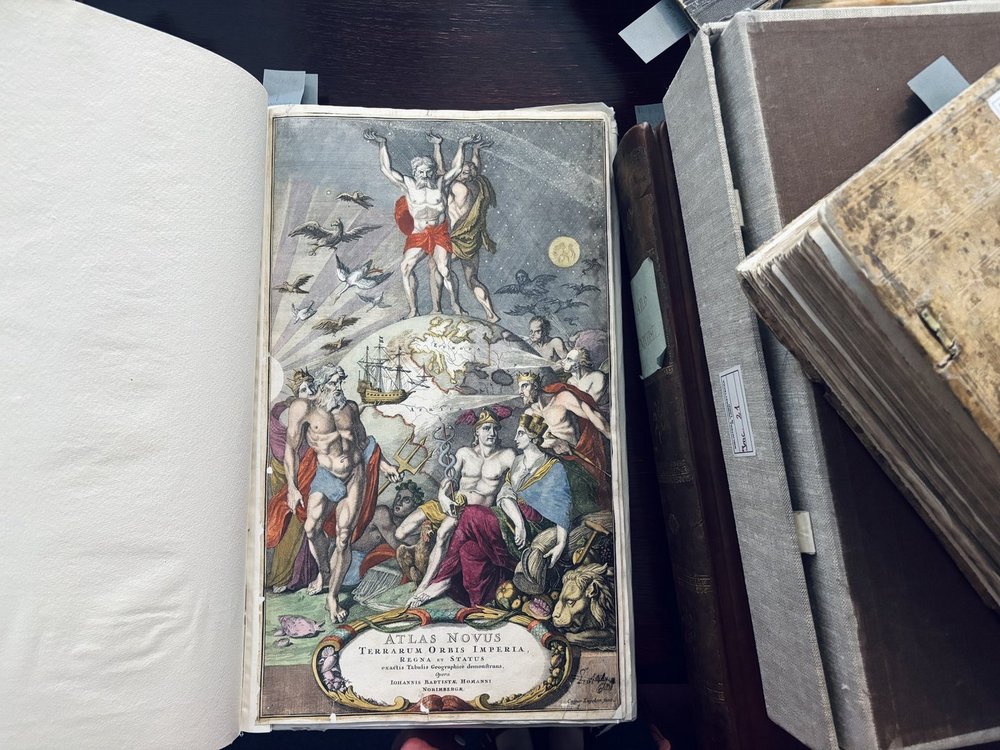 fragment dzieła ze zbiorów kartograficznych