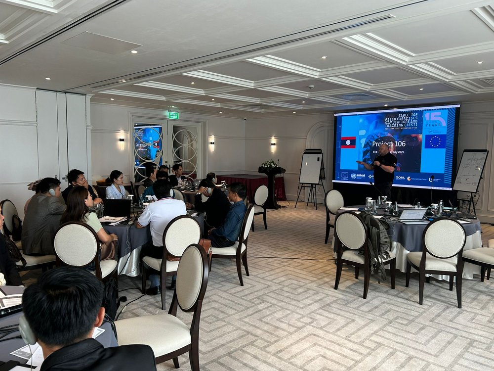 Photo of the meeting in Lao