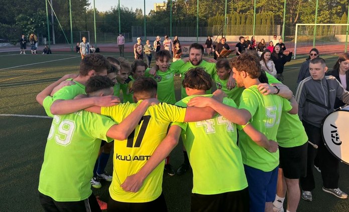 photo of the team competing in the Lumumby Cup final