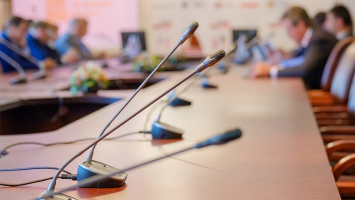 a conference room