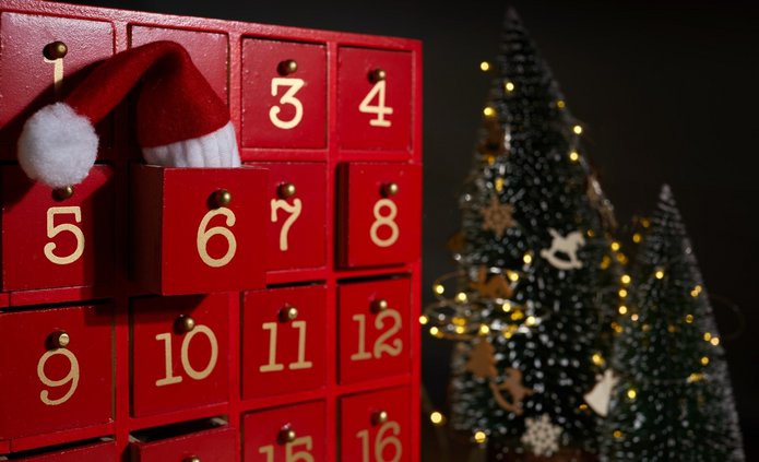 Kalendarz adwentowy z szufladkami