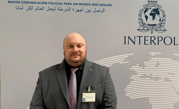 Professor Michał Bijak as an INTERPOL expert team