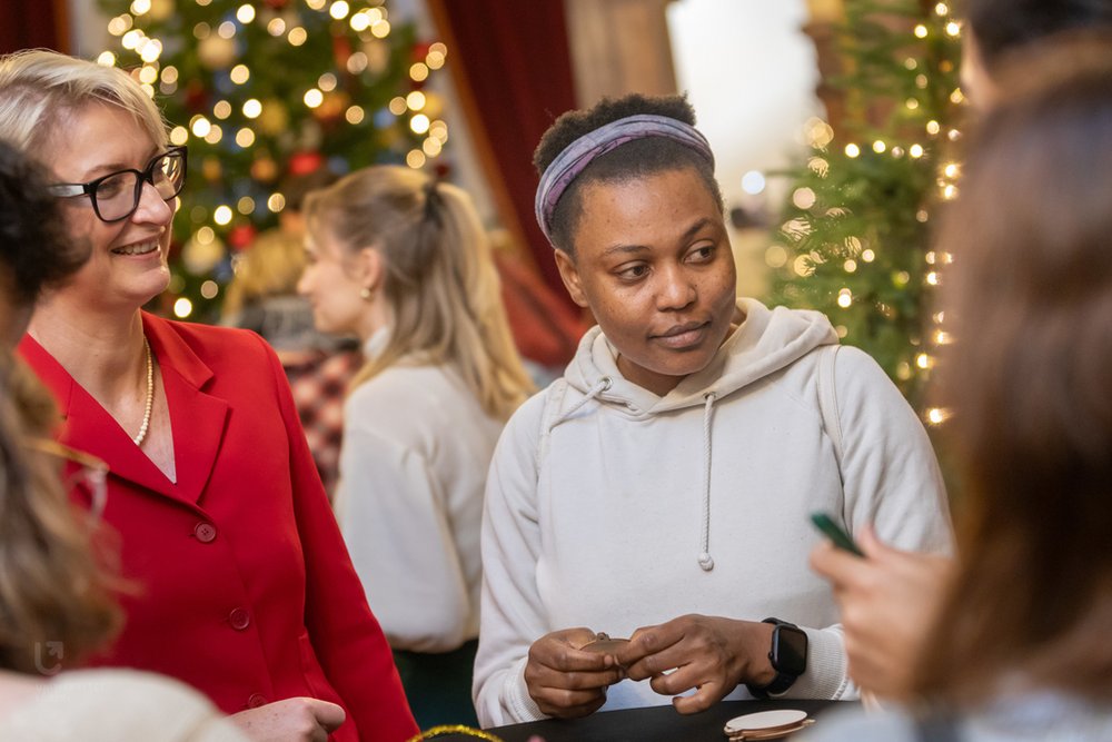 [Translate to English:] Świąteczne spotkanie z zagranicznymi naukowcami i doktorantami UŁ 
