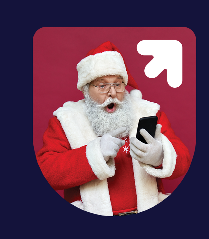 Św. Mikołaj z telefonem