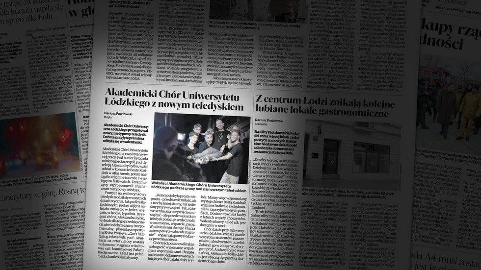 the article in Dziennik Łódzki