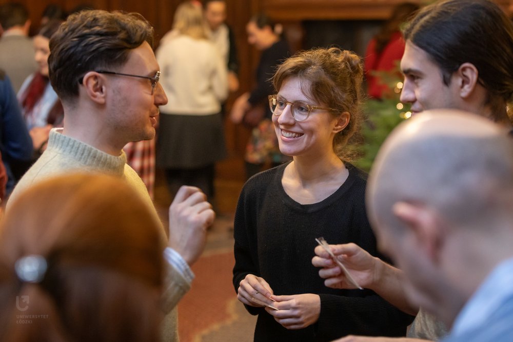 [Translate to English:] Świąteczne spotkanie z zagranicznymi naukowcami i doktorantami UŁ 