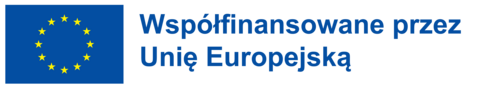 Logotyp programu Erasmus+ "Współfinansowane przez Unię Europejską"