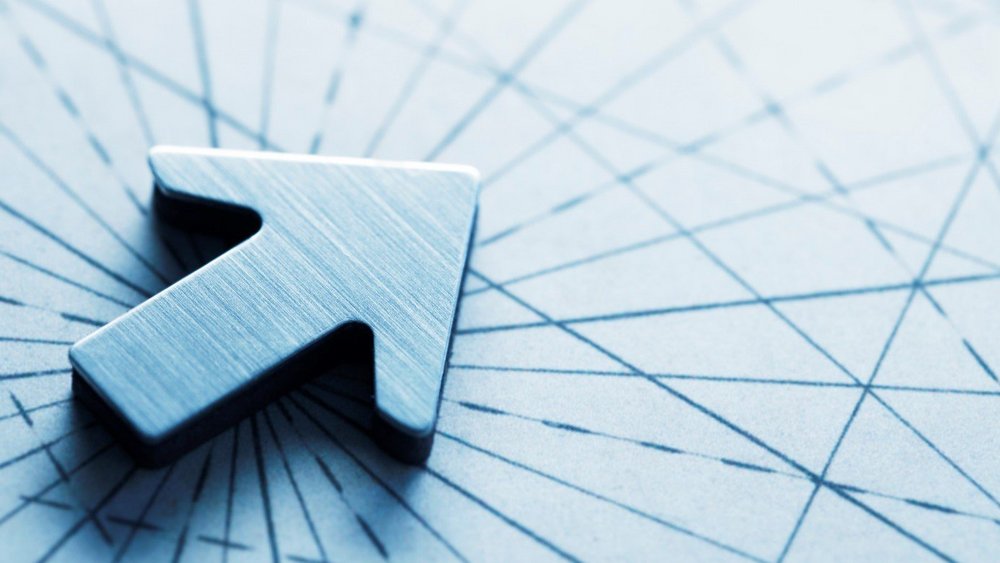 Grafika "Strzałka na mapie"