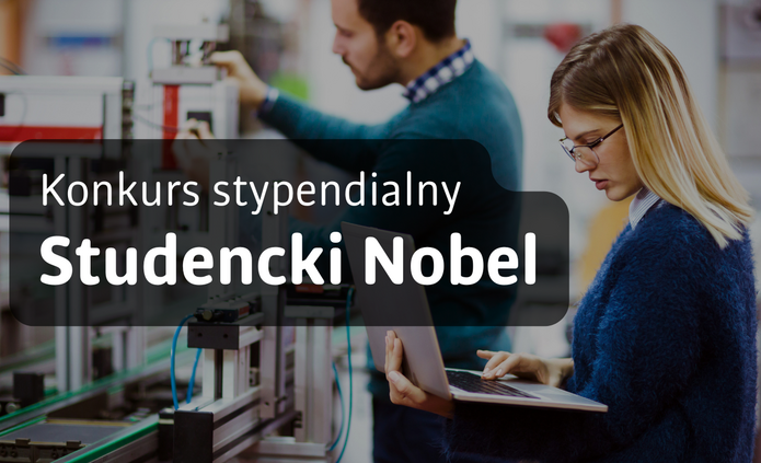 Grafika informacyjna z dużym, białym napisem: „Jak działa koło naukowe? Zasady, obowiązki i finansowanie w pigułce” umieszczonym na półprzezroczystym, ciemnym tle. W tle widoczne są dwie młode kobiety stojące przy drzewie w plenerze. Jedna z nich, w okularach, trzyma książki i patrzy w bok, druga stoi nieco za nią. Całość utrzymana jest w stonowanej kolorystyce z rozmytym tłem przyrody.