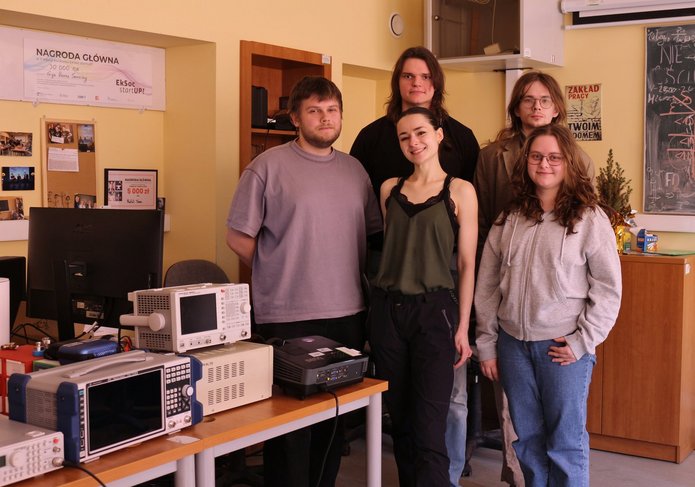 members of the "Nabla" Student Science Club