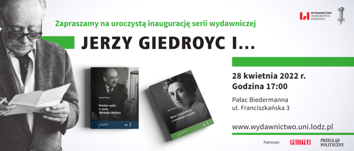 Zaproszenie na wydarzeni z serii Jerzy Giedroyc i...
