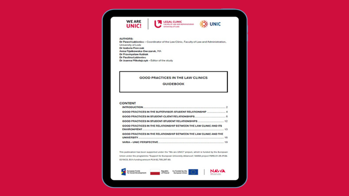 Tablet on a raspberry background.