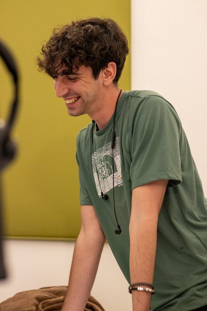 an escape room participant