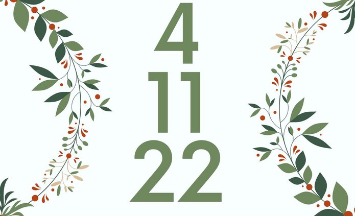 Obraz z datą w tle: 4.11.2022