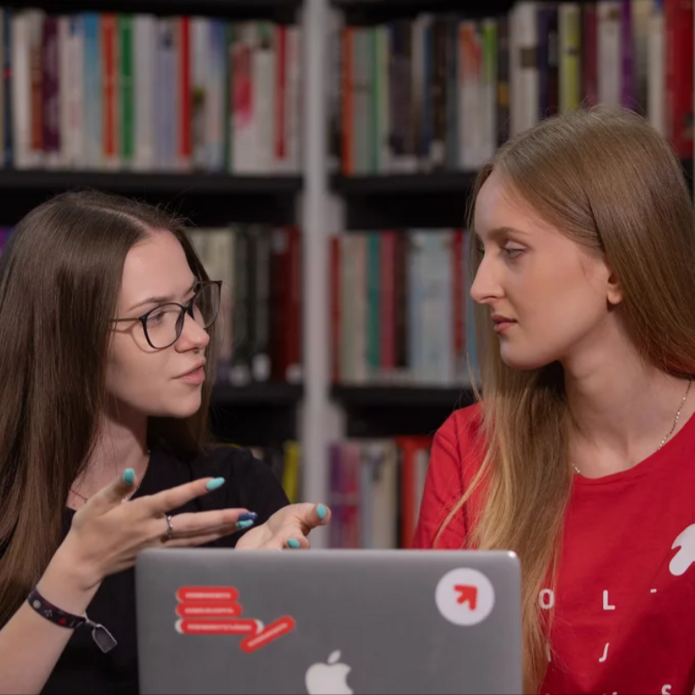 studentki UŁ - materiał o wyborach