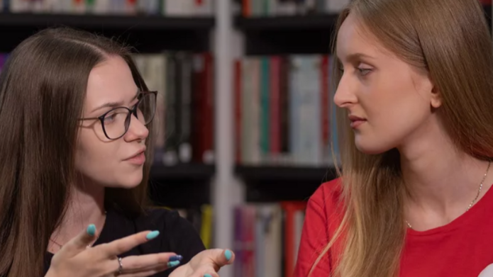 studentki UŁ - materiał o wyborach