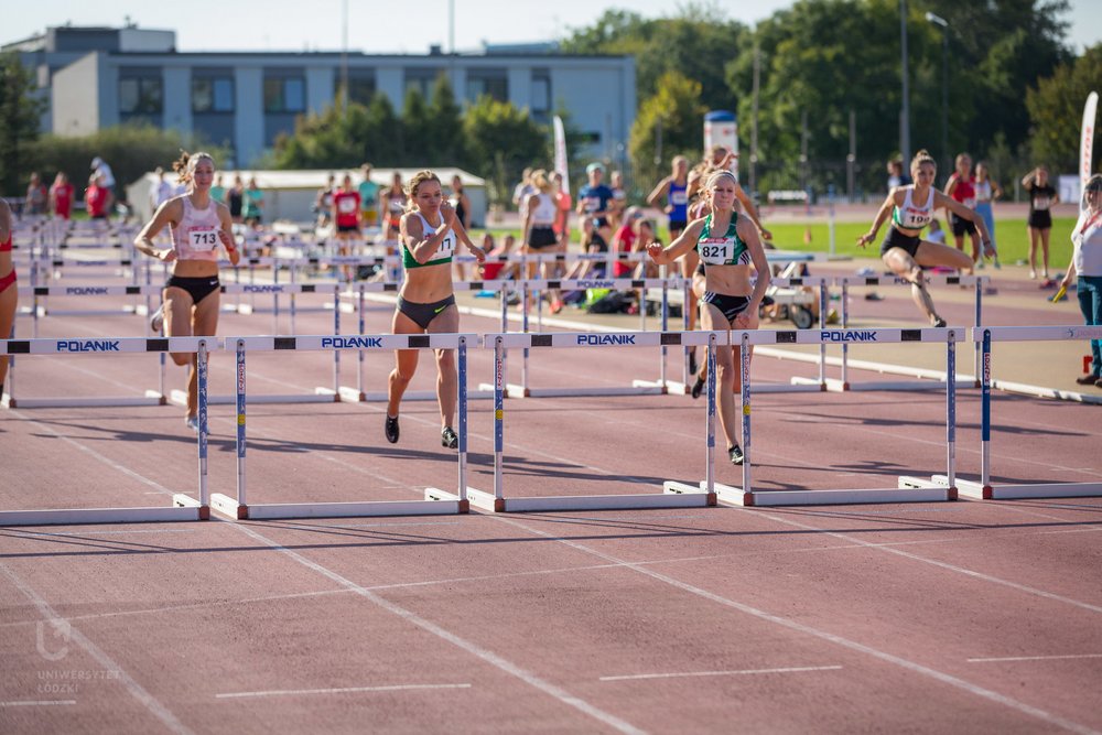 sportswomen competing during the Championships