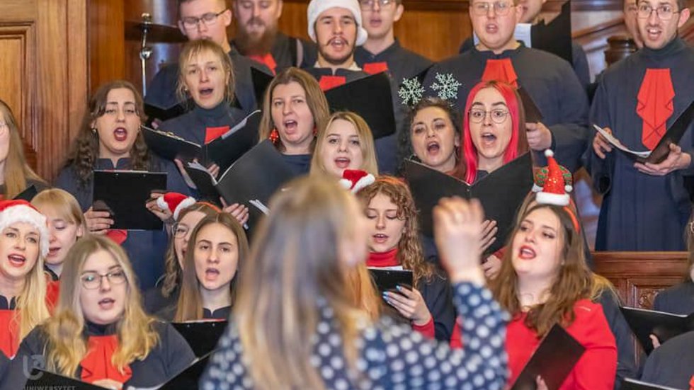 a concert by the University of Lodz Choir