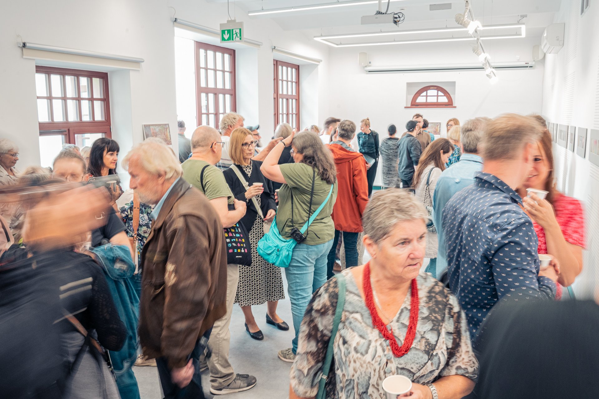 Opening of the exhibition by Maria Nowakowska