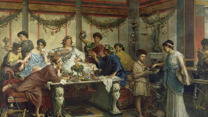Obraz Rzymska uczta