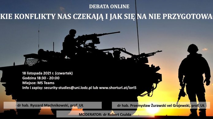 plakat dotyczący debaty z czołgiem