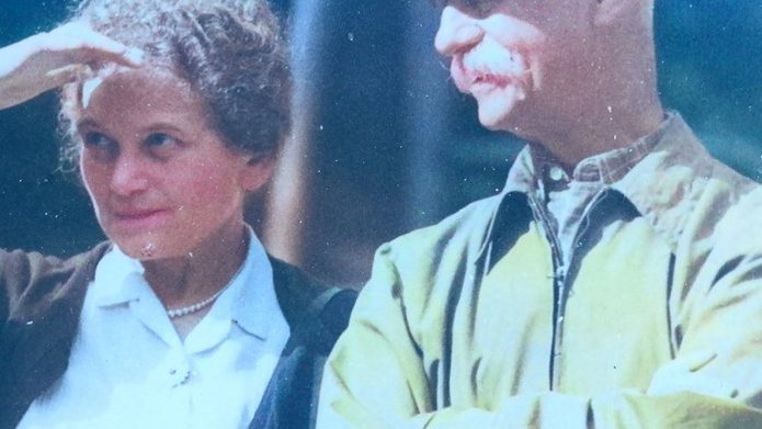 Professor Tadeusz Kotarbiński with his wife