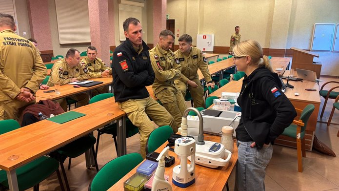 A photo from the training