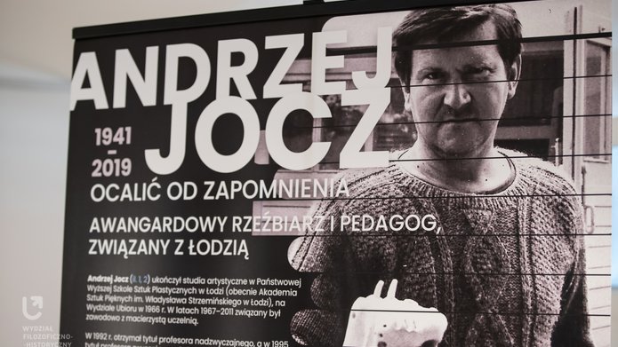 plakat ze zdjęciem A. Jocza