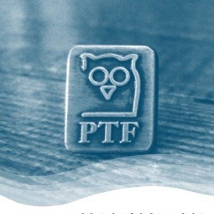 emblemat sowy i litery PTF