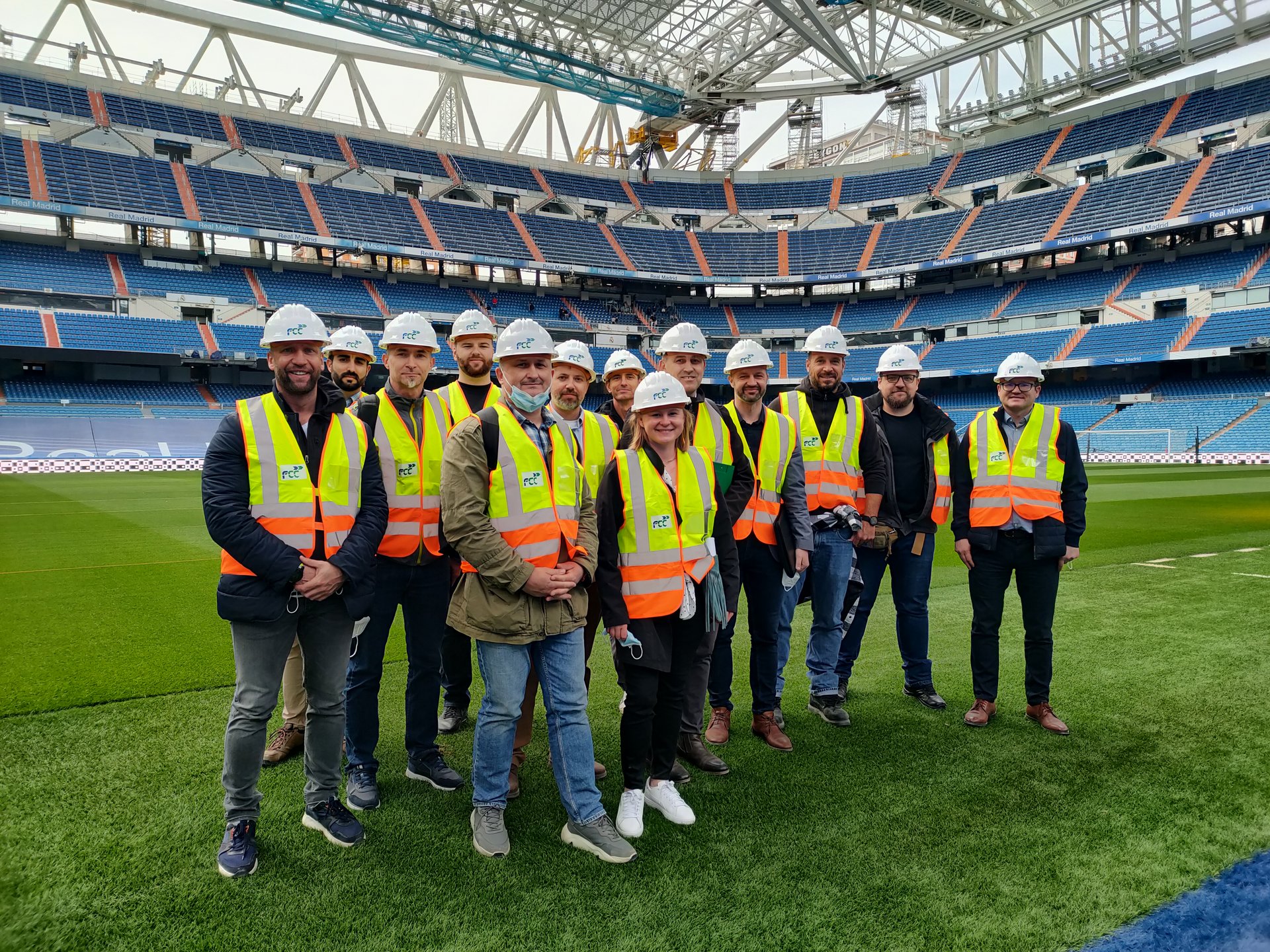 Eksperci Safe Stadium podczas wizyty na Stadionie Real Madryt 