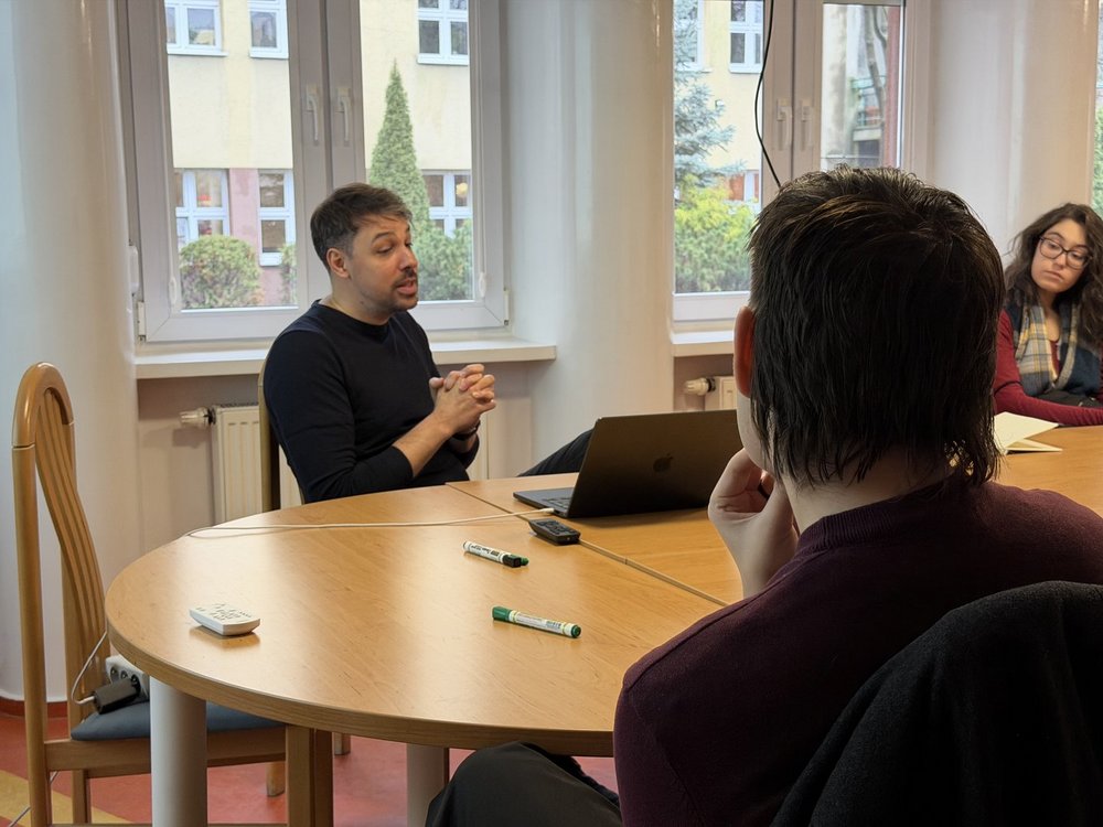 [Translate to English:] wykład prof. Sebastiana Merkela