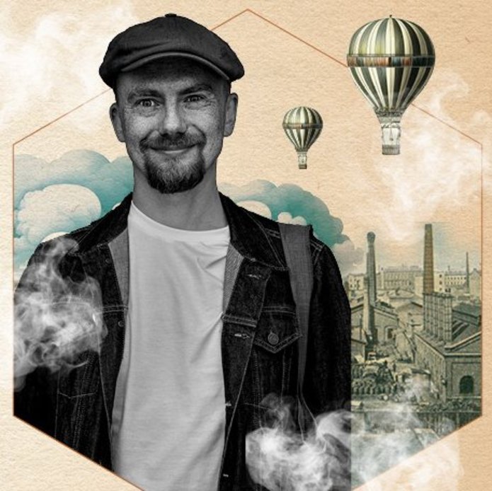 Grafika z napisem Wykład oraz zdjęciem portretowym dra Błażeja Ciarkowskiego