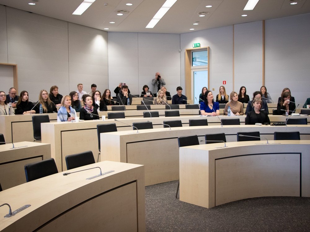 uczestnicy konferencji w auli