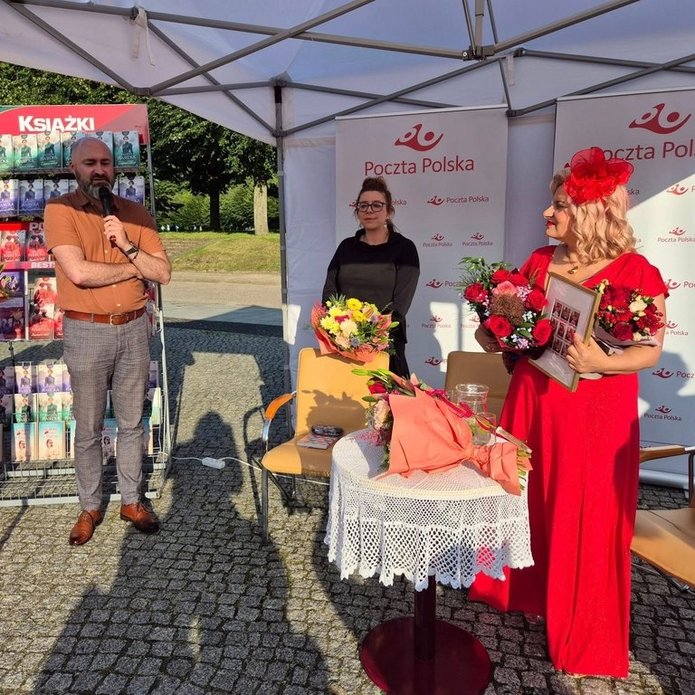 Photo from the book promotion with the participation of Dr Ewelina Kostrzewska