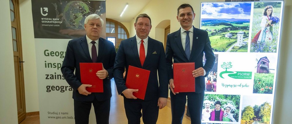 Podpisanie listu intencyjnego Wydziału Nauk Geograficznych UŁ z Polską Siecią Odnowy i Rozwoju Wsi