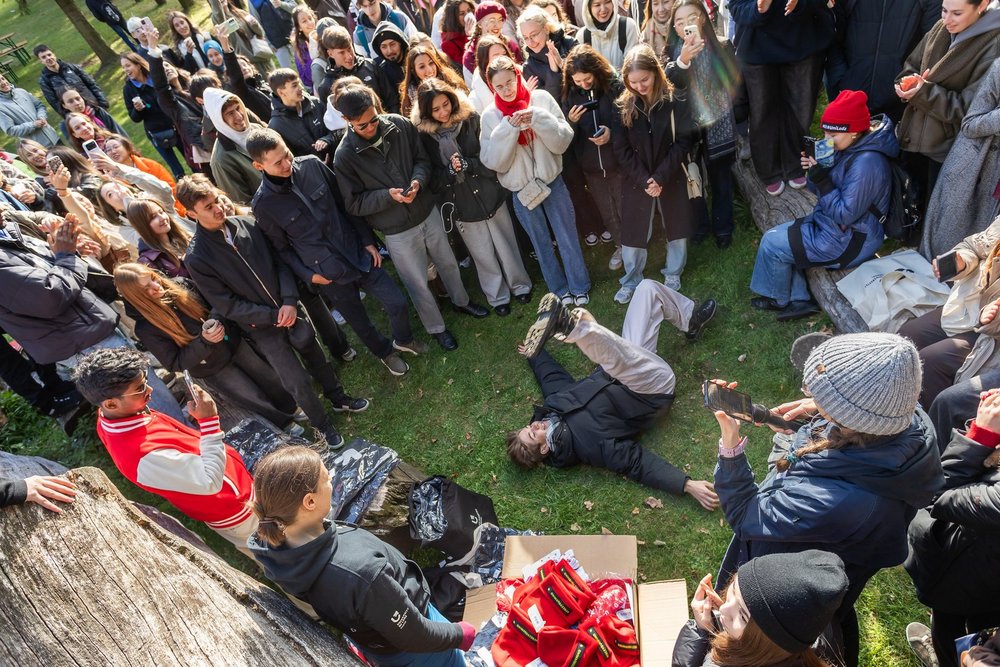 reception of newly-admitted international students at the University of Lodz