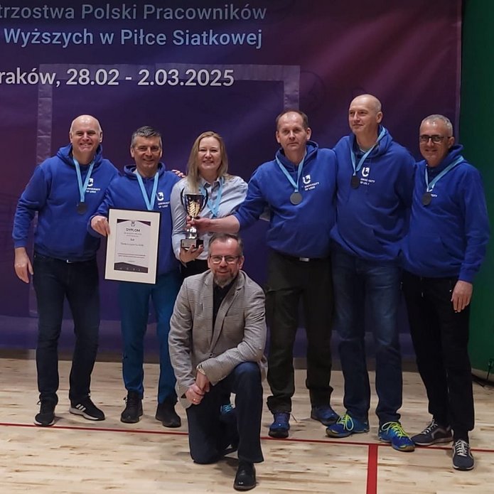 Wicemistrzowie polski w siatkówce - reprezentacja UŁ