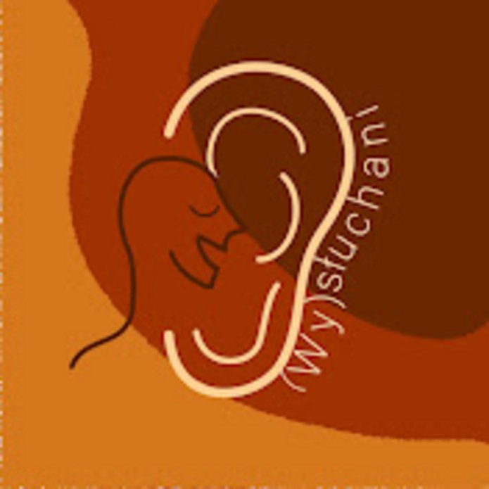 grafika do podcastu "Wysłuchani"