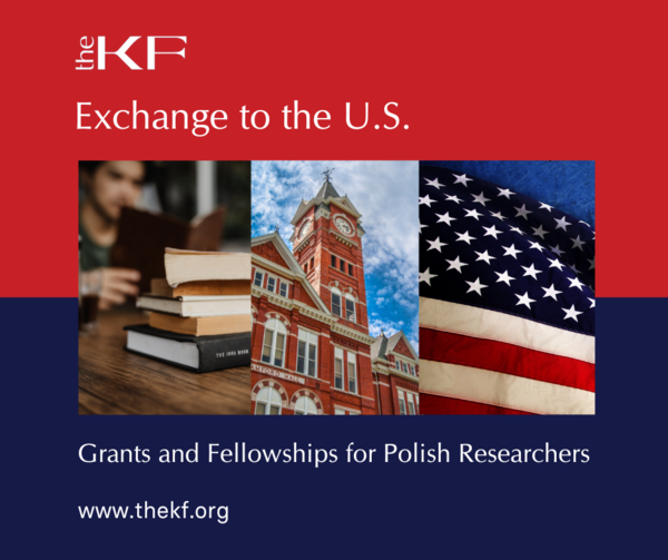 Banner advertising grants and fellowships for Polish researchers