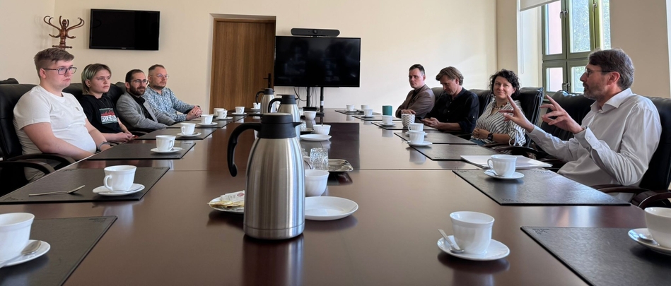 Participants of the "Coffee with the Rector" meeting