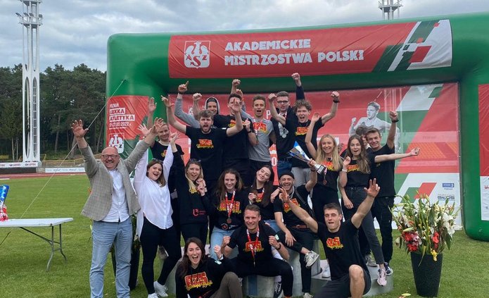 studenci UŁ na Akademickich Mistrzostwach Polski w Poznaniu