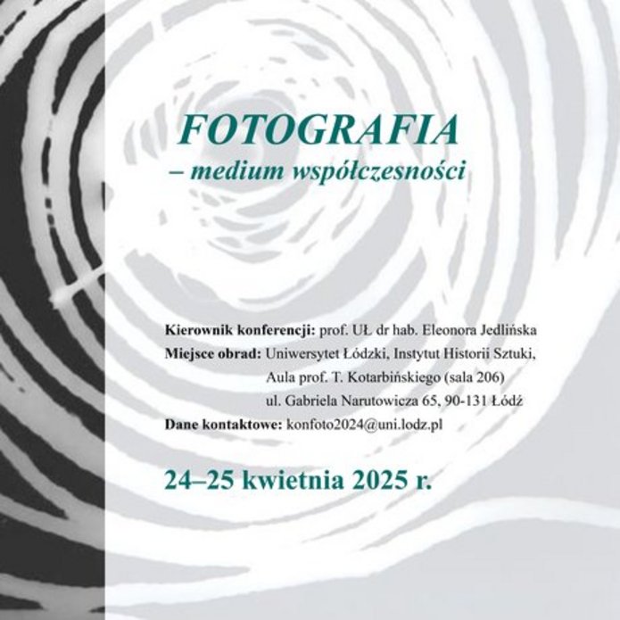 Plakat konferencji IHS UŁ