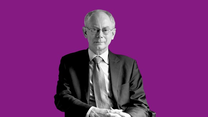 A portrait of Herman Van Rompuy