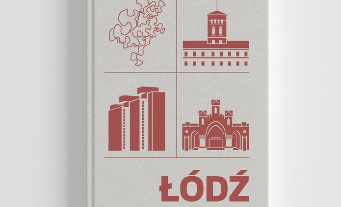 Okładka książki "Łódź. Ilustrowany atlas architektury" 