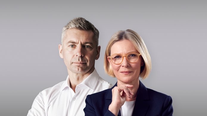 portret kobiety i mężczyzny