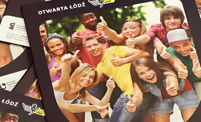 Otwarta Łódź - teczki promujące projekt 