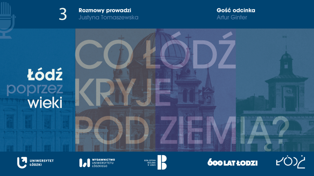 Grafika z napisem Co Łódź kryje pod ziemią?
