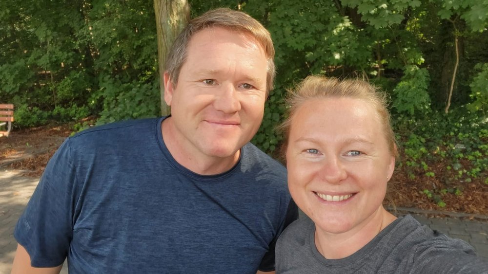 participants of the run in the park