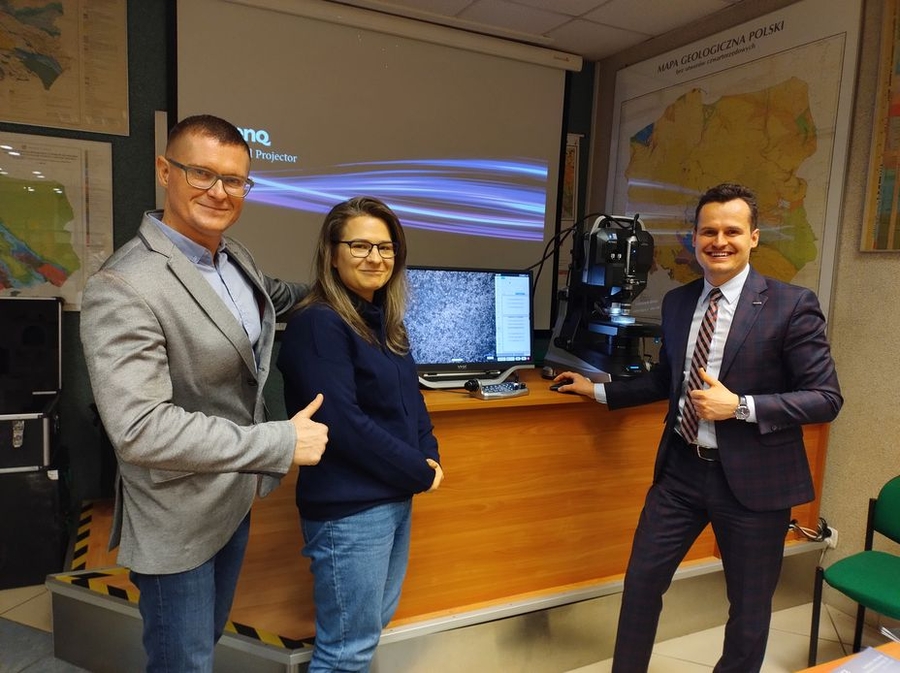 spotkanie warsztatowe, które zgromadziło przedstawicieli firmy KEYENCE