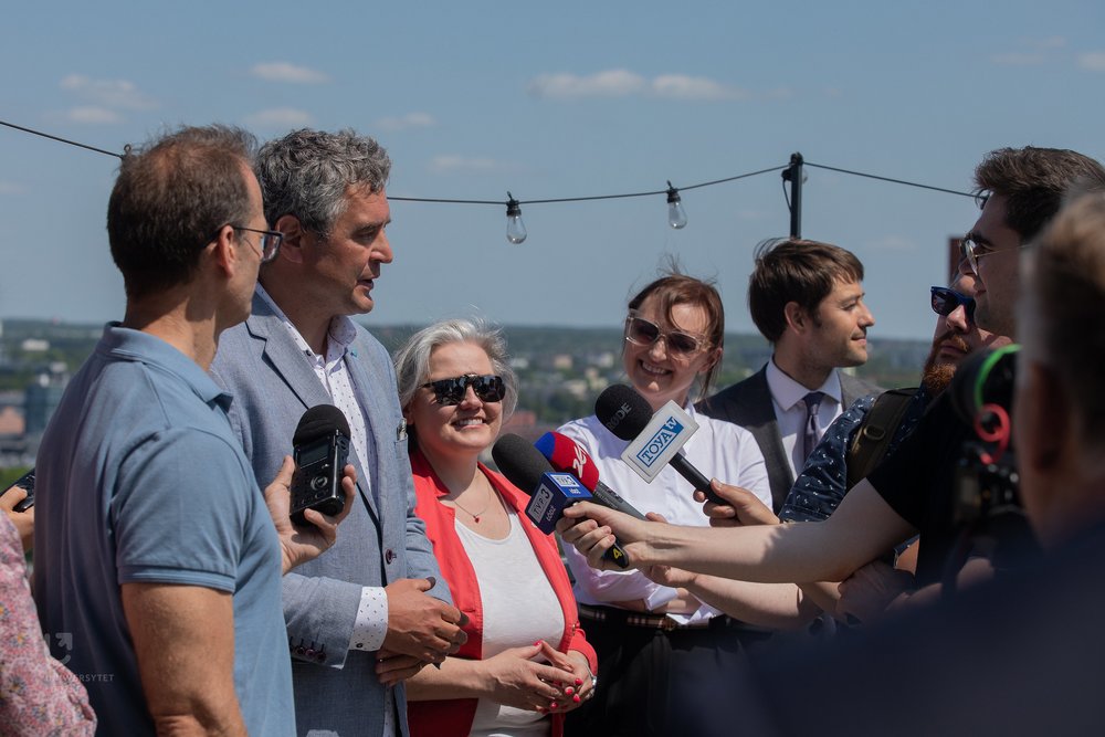 Konferencja prasowa na temat kierunku FinTech